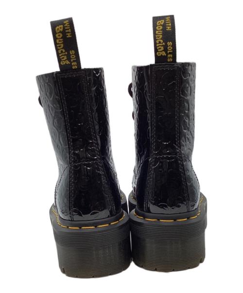 Dr.Martens（ドクターマーチン）Dr.Martens (ドクターマーチン) SINCLAIR　レオパードエンボスブーツ ブラック サイズ:UK4の古着・服飾アイテム