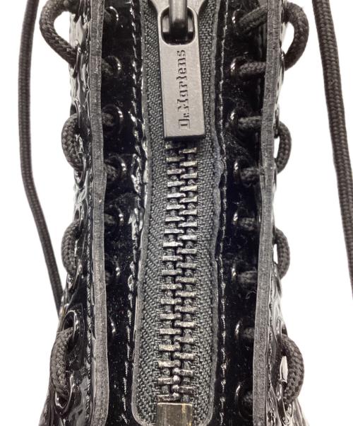 Dr.Martens（ドクターマーチン）Dr.Martens (ドクターマーチン) SINCLAIR　レオパードエンボスブーツ ブラック サイズ:UK4の古着・服飾アイテム