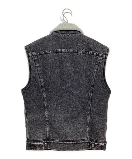 LEVI'S（リーバイス）LEVI'S (リーバイス) 裏ボア ブラックデニムベスト グレー サイズ:Sの古着・服飾アイテム