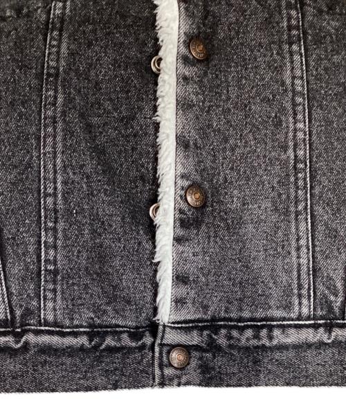 LEVI'S（リーバイス）LEVI'S (リーバイス) 裏ボア ブラックデニムベスト グレー サイズ:Sの古着・服飾アイテム