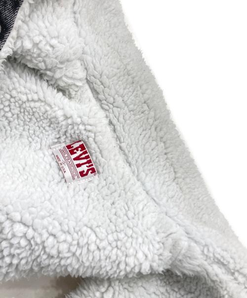 LEVI'S（リーバイス）LEVI'S (リーバイス) 裏ボア ブラックデニムベスト グレー サイズ:Sの古着・服飾アイテム