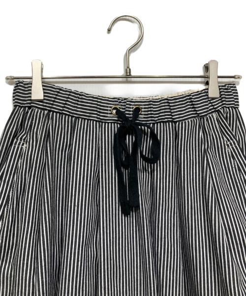 URCH RNA（アールエヌエー）URCH RNA (アールエヌエー) 綿/麻デニムのプルオンロングスカート ブラック サイズ:Freeの古着・服飾アイテム