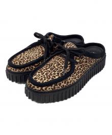 CLARKS（クラークス）の古着「Torhill Mule」｜ブラック×ベージュ