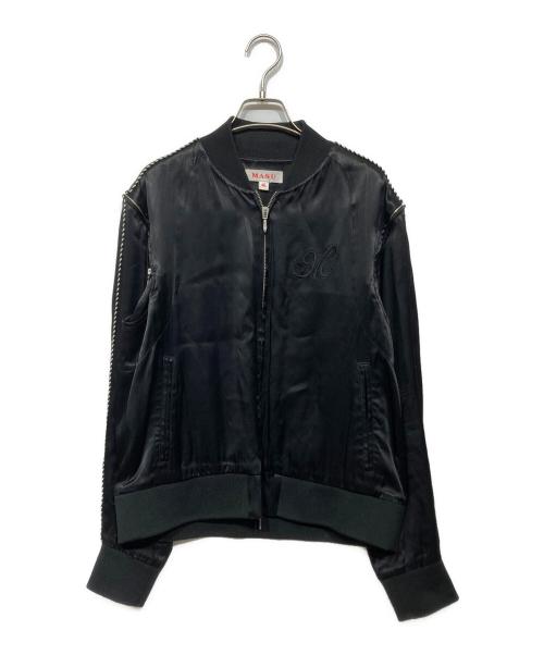 masu（エムエーエスユー）masu (エムエーエスユー) SUKA JACKET ブラック サイズ:46の古着・服飾アイテム