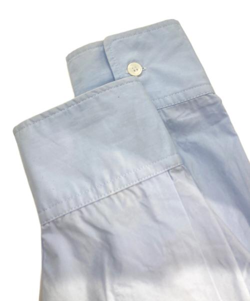 MM6 Maison Margiela（エムエムシックスメゾンマルジェラ）MM6 Maison Margiela (エムエムシックスメゾンマルジェラ) カットスリーブシャツ ブルー サイズ:38の古着・服飾アイテム