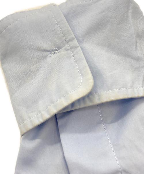 MM6 Maison Margiela（エムエムシックスメゾンマルジェラ）MM6 Maison Margiela (エムエムシックスメゾンマルジェラ) カットスリーブシャツ ブルー サイズ:38の古着・服飾アイテム