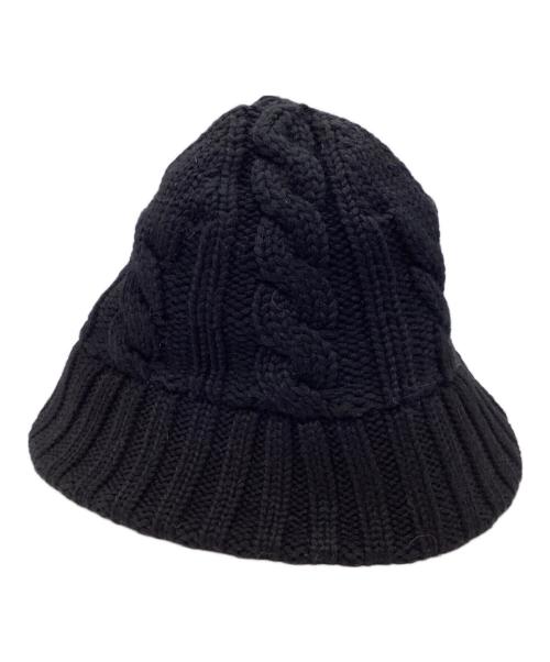 PRADA（プラダ）PRADA (プラダ) ウール バケットハット ブラック サイズ:Lの古着・服飾アイテム