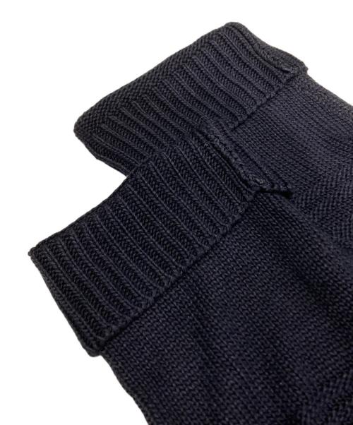 COMME des GARCONS HOMME PLUS（コムデギャルソンオムプリュス）COMME des GARCONS HOMME PLUS (コムデギャルソンオムプリュス) 90ｓ　ラインカラーニット ネイビー×イエロー サイズ:記載なしの古着・服飾アイテム