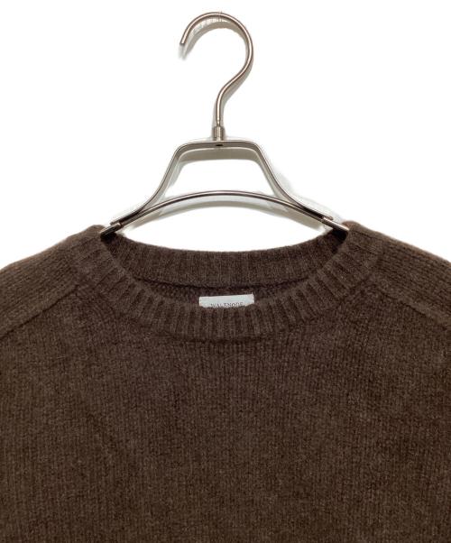 walenode（ウェルノード）walenode (ウェルノード) Innocent YAK Shetland sweater ブラウン サイズ:１の古着・服飾アイテム