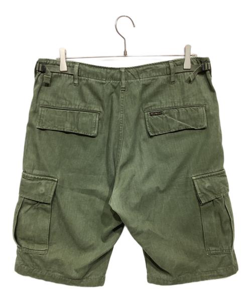 TOYS MCCOY（トイズマッコイ）TOYS MCCOY (トイズマッコイ) ヘリンボーンハーフカーゴパンツ グリーン サイズ:34の古着・服飾アイテム