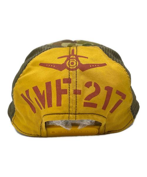 TOYS MCCOY（トイズマッコイ）TOYS MCCOY (トイズマッコイ) WARNER BROS (ワーナーブラザース) Bugs Bunny　カモフラ　メッシュキャップ グリーン×イエローの古着・服飾アイテム