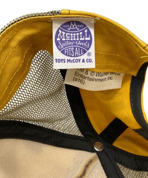 TOYS MCCOY（トイズマッコイ）TOYS MCCOY (トイズマッコイ) WARNER BROS (ワーナーブラザース) Bugs Bunny　カモフラ　メッシュキャップ グリーン×イエローの古着・服飾アイテム