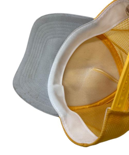 BAPE BY A BATHING APE（ベイプバイアベイシングエイプ）BAPE BY A BATHING APE (ベイプバイアベイシングエイプ) 初期タグ　BAPE STA メッシュキャップ イエロー×グレー サイズ:Fの古着・服飾アイテム