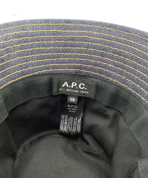 A.P.C.（アーペーセー）A.P.C. (アーペーセー) Denim Bucket Hat インディゴの古着・服飾アイテム