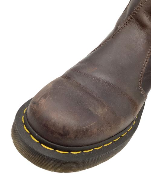 Dr.Martens（ドクターマーチン）Dr.Martens (ドクターマーチン) 24042 サイドゴアブーツ ダークブラウン サイズ:UK7の古着・服飾アイテム