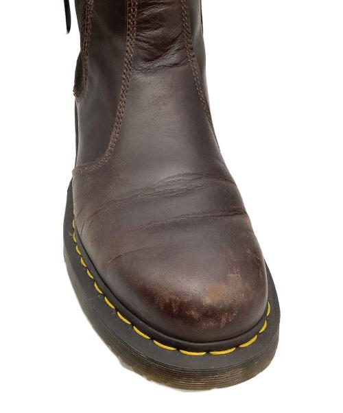 Dr.Martens（ドクターマーチン）Dr.Martens (ドクターマーチン) 24042 サイドゴアブーツ ダークブラウン サイズ:UK7の古着・服飾アイテム