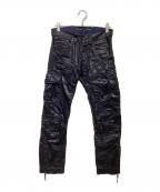 RALPH LAUREN BlackLabelラルフローレンブラックレーベル）の古着「コーティングカーゴパンツ」｜ブラック