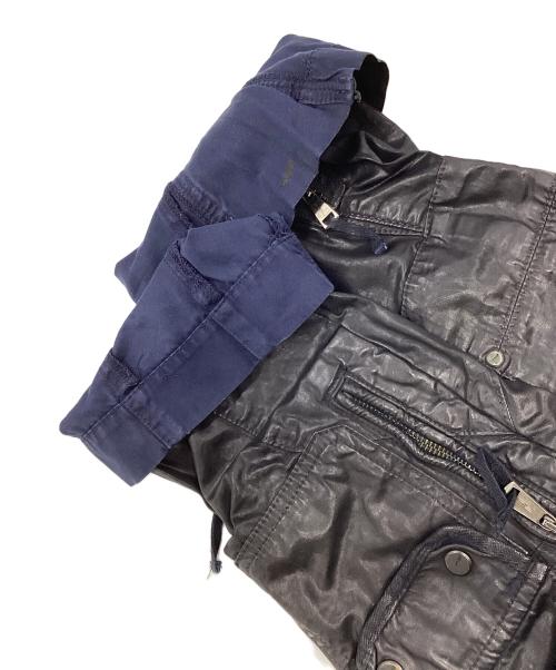 RALPH LAUREN BlackLabel（ラルフローレンブラックレーベル）RALPH LAUREN BlackLabel (ラルフローレンブラックレーベル) コーティングカーゴパンツ ブラック サイズ:28の古着・服飾アイテム