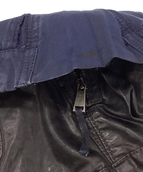 RALPH LAUREN BlackLabel（ラルフローレンブラックレーベル）RALPH LAUREN BlackLabel (ラルフローレンブラックレーベル) コーティングカーゴパンツ ブラック サイズ:28の古着・服飾アイテム