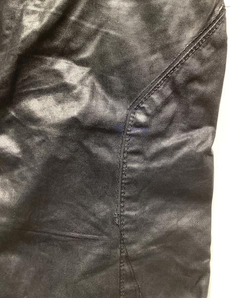 RALPH LAUREN BlackLabel（ラルフローレンブラックレーベル）RALPH LAUREN BlackLabel (ラルフローレンブラックレーベル) コーティングカーゴパンツ ブラック サイズ:28の古着・服飾アイテム