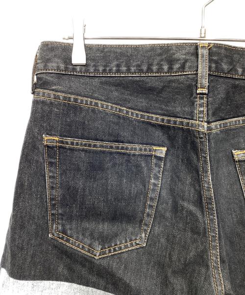 JUNYA WATANABE MAN（ジュンヤワタナベマン）JUNYA WATANABE MAN (ジュンヤワタナベマン) プリントデニムパンツ ブラック サイズ:Mの古着・服飾アイテム