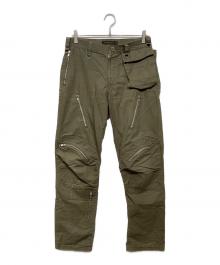 UNDERCOVERISM（アンダーカバーイズム）の古着「ミリタリージップカーゴパンツ」｜オリーブ