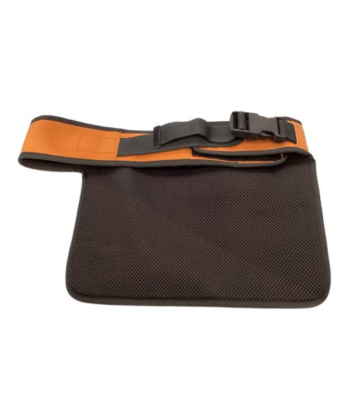 MIU MIU（ミュウミュウ）MIU MIU (ミュウミュウ) 1999SS　アーカイブ ボディーバッグ ブラウン×オレンジの古着・服飾アイテム