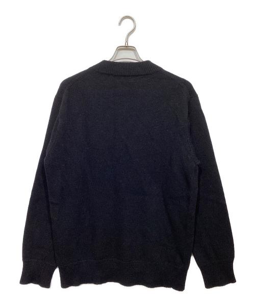 Y's for men（ワイズフォーメン）Y's for men (ワイズフォーメン) 90ｓ　Vネックニット ブラック サイズ:3の古着・服飾アイテム