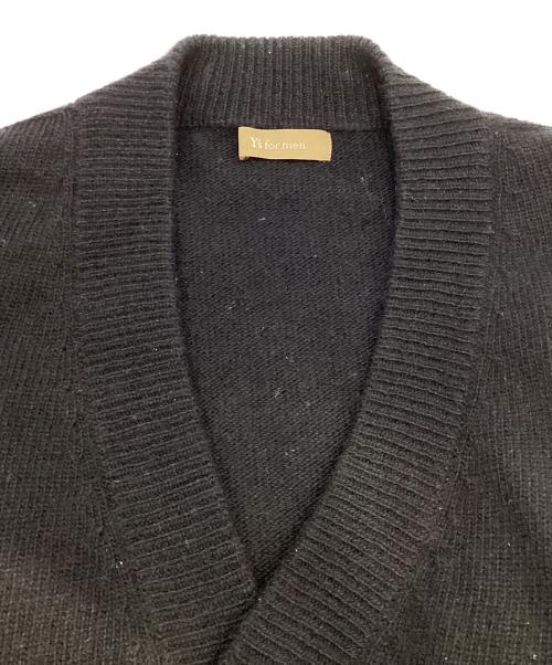Y's for men（ワイズフォーメン）Y's for men (ワイズフォーメン) 90ｓ　Vネックニット ブラック サイズ:3の古着・服飾アイテム