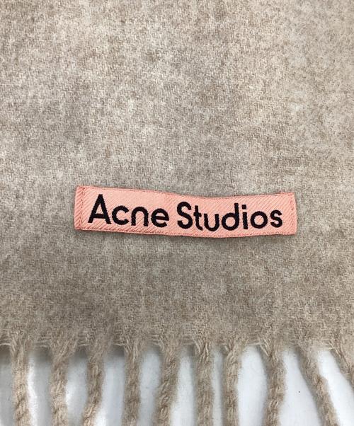 Acne studios（アクネ ストゥディオズ）Acne studios (アクネ ストゥディオズ) 大判ストール ベージュ サイズ:200×70の古着・服飾アイテム