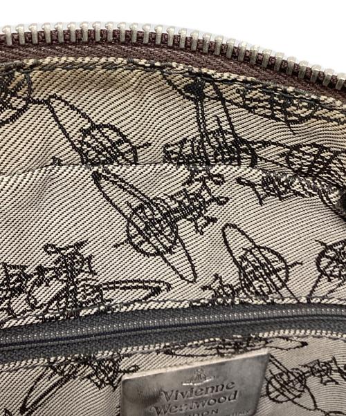 Vivienne Westwood（ヴィヴィアンウエストウッド）Vivienne Westwood (ヴィヴィアンウエストウッド) ベイカーストリート ショルダーバッグ ブラウンの古着・服飾アイテム
