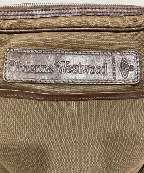 Vivienne Westwood（ヴィヴィアンウエストウッド）Vivienne Westwood (ヴィヴィアンウエストウッド) ベイカーストリート ショルダーバッグ ブラウンの古着・服飾アイテム