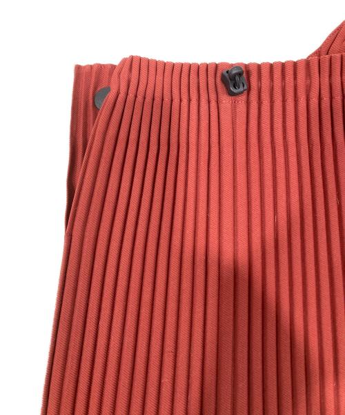 HOMME PLISSE ISSEY MIYAKE（オム プリッセ イッセイ ミヤケ）HOMME PLISSE ISSEY MIYAKE (オム プリッセ イッセイ ミヤケ) POCKET CROSSBODY BAG ブラウンの古着・服飾アイテム