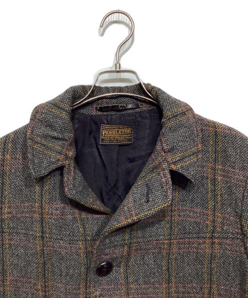 PENDLETON（ペンドルトン）PENDLETON (ペンドルトン) 胡桃ボタン ウールジャケット グレー サイズ:不明の古着・服飾アイテム