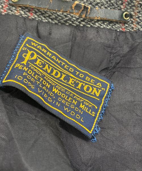PENDLETON（ペンドルトン）PENDLETON (ペンドルトン) 胡桃ボタン ウールジャケット グレー サイズ:不明の古着・服飾アイテム