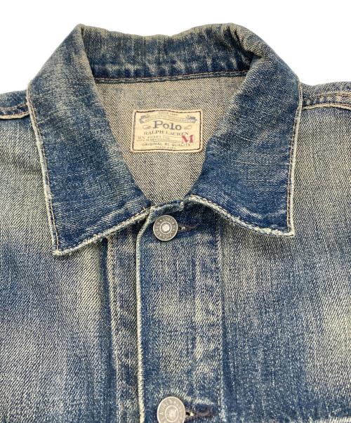 POLO RALPH LAUREN（ポロ・ラルフローレン）POLO RALPH LAUREN (ポロ・ラルフローレン) 3rdタイプデニムジャケット インディゴ サイズ:Mの古着・服飾アイテム
