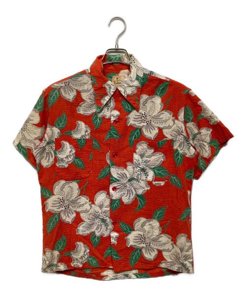 Westwood Casuals（ウエストウッドカジュアル）Westwood Casuals (ウエストウッドカジュアル) アロハシャツ オレンジ サイズ:Sの古着・服飾アイテム