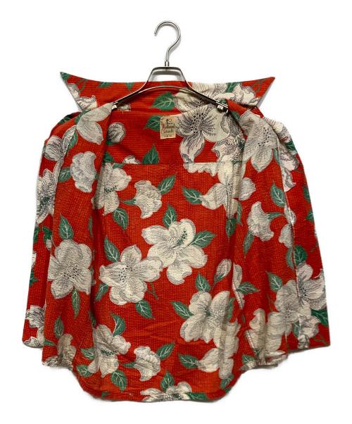 Westwood Casuals（ウエストウッドカジュアル）Westwood Casuals (ウエストウッドカジュアル) アロハシャツ オレンジ サイズ:Sの古着・服飾アイテム