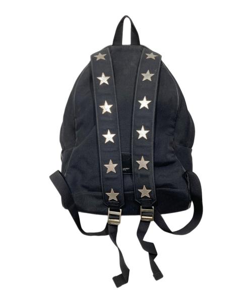 Saint Laurent Paris（サンローランパリ）Saint Laurent Paris (サンローランパリ) CITY スターパッチ キャンバスリュック ブラックの古着・服飾アイテム