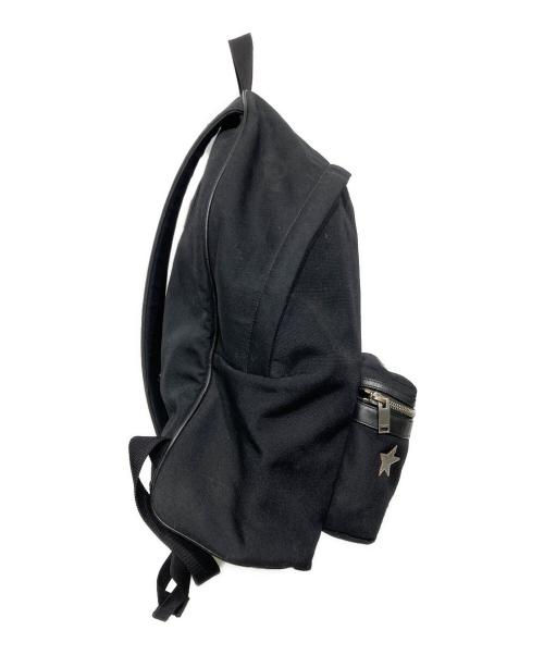 Saint Laurent Paris（サンローランパリ）Saint Laurent Paris (サンローランパリ) CITY スターパッチ キャンバスリュック ブラックの古着・服飾アイテム