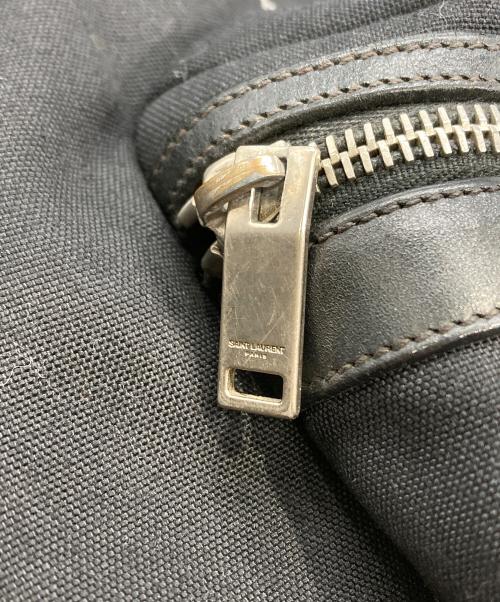 Saint Laurent Paris（サンローランパリ）Saint Laurent Paris (サンローランパリ) CITY スターパッチ キャンバスリュック ブラックの古着・服飾アイテム