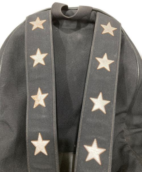 Saint Laurent Paris（サンローランパリ）Saint Laurent Paris (サンローランパリ) CITY スターパッチ キャンバスリュック ブラックの古着・服飾アイテム