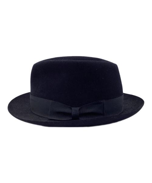 STETSON（ステットソン）STETSON (ステットソン) 中折れハット ネイビー サイズ:7　1/4の古着・服飾アイテム