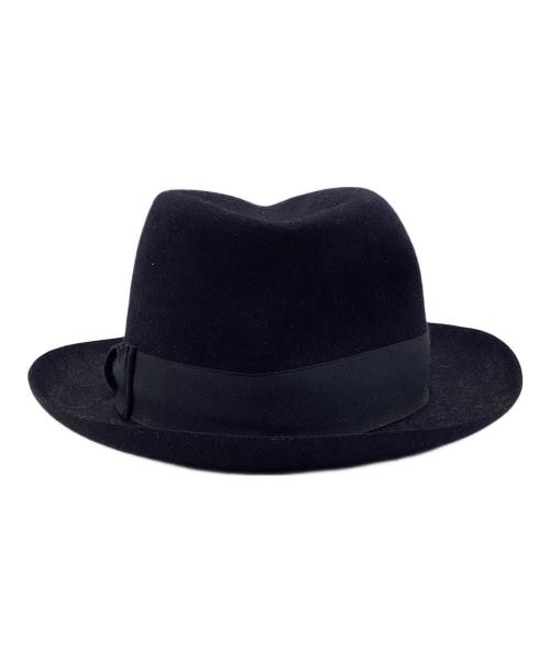 STETSON（ステットソン）STETSON (ステットソン) 中折れハット ネイビー サイズ:7　1/4の古着・服飾アイテム
