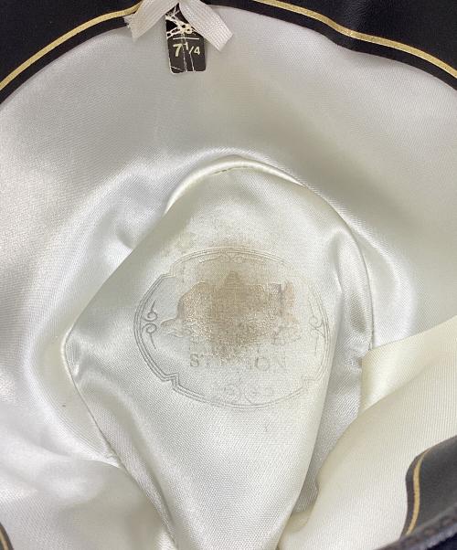 STETSON（ステットソン）STETSON (ステットソン) 中折れハット ネイビー サイズ:7　1/4の古着・服飾アイテム