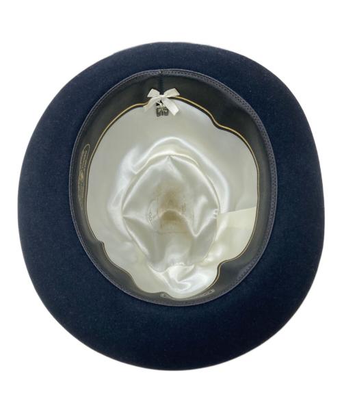 STETSON（ステットソン）STETSON (ステットソン) 中折れハット ネイビー サイズ:7　1/4の古着・服飾アイテム