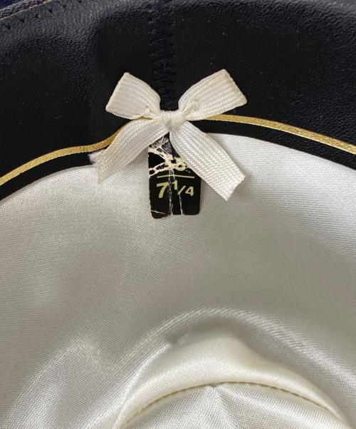 STETSON（ステットソン）STETSON (ステットソン) 中折れハット ネイビー サイズ:7　1/4の古着・服飾アイテム