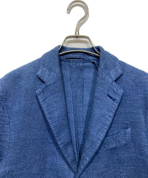 LARDINI（ラルディーニ）LARDINI (ラルディーニ) リネンブレンドテーラードジャケット ブルー サイズ:46の古着・服飾アイテム