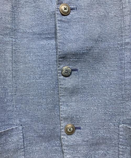 LARDINI（ラルディーニ）LARDINI (ラルディーニ) リネンブレンドテーラードジャケット ブルー サイズ:46の古着・服飾アイテム