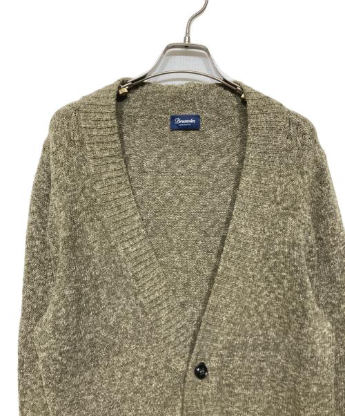 Drumohr（ドルモア）Drumohr (ドルモア) リネン混カーディガン カーキ サイズ:48の古着・服飾アイテム